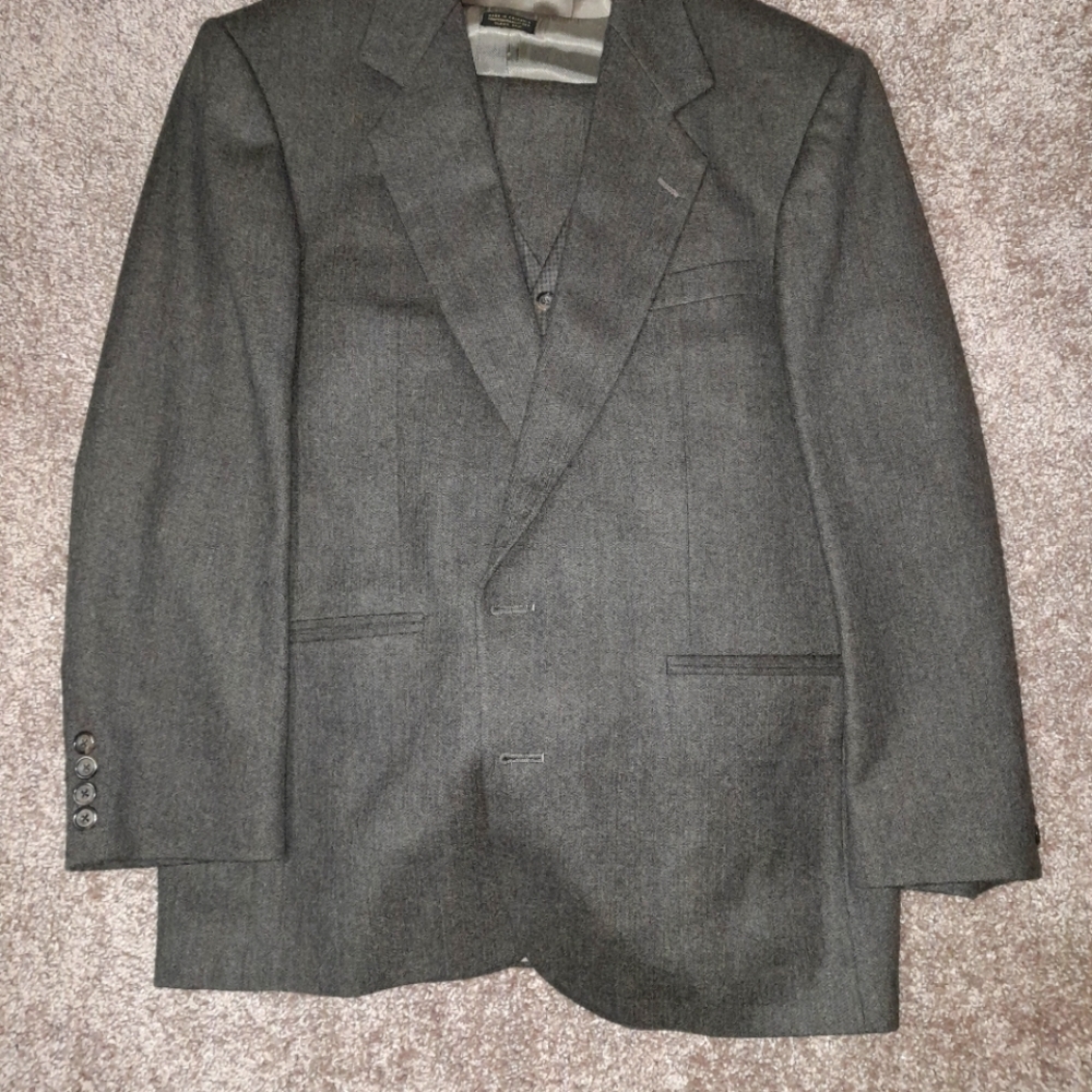 Gray Wool Suit - image 1